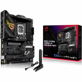 Resim Asus ROG Strix Z890-H Gaming WiFi DDR5 (9066MHz)OC M.2 HDMI\u002FDP\u002FUSB-C PCIe 5.0 1851P ATX Anakart 
