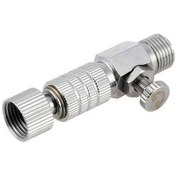 Resim Pazly T-118 Sprey Fırça Kolü - Metal Döner, Basıncı Koru, Hızlı Değişim, Sprey Fırça Aksesuarı Gümüş 