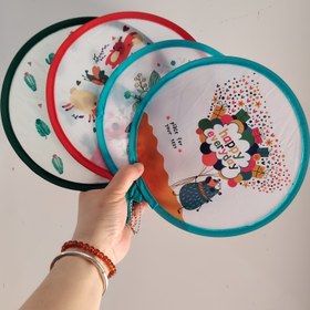 Resim 4 adet Renkli Yaz Katlanabilir El Söve - 21cm Yuvarlak Taşınabilir Söve, Canlı Hayvan ve Bitki Tasarımları ile, Açık Hava Kampı, Etkinlikler ve Tatil Dekorasyonları için Mükemmel, Kamp Aksesuarları 