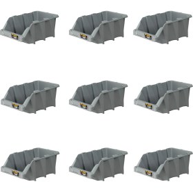 Resim Mano Avadanlık Gri G-30 (217X360X155 Mm) 9 Adet 
