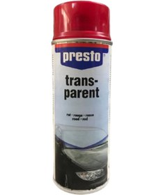 Resim Presto Kırmızı Transparent Boya 