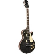 Resim Stagg Les Paul Elektro Gitar SEL-DLX TR BLK 