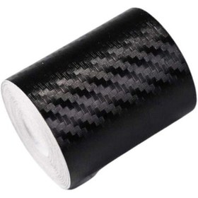 Resim Siyah Karbon Folyo Şerit 9 cm x 5 Metre 
