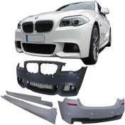 Resim X POWER TUNİNG Bmw F10 2011-2014 M Tech Body Kit Uyumlu 