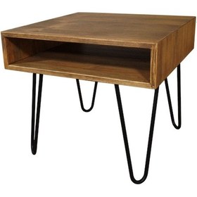 Resim Albit Masif Ahşap Orta Sehpa 