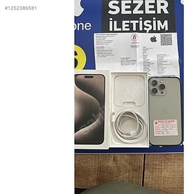 Resim Apple iPhone 15 Pro Max İkinci El TR | 256 GB | Natürel Titanyum 