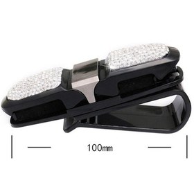 Resim Maoyaya Elmas Monte Gözlük Klips Kartı Beyaz 1 Adet 1 Adet 