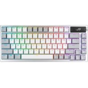 Resim Asus ROG Azoth 2.4 GHz SpeedNova NX Mekanik Kablosuz Gaming Klavye Beyaz TR 90MP031A-BKYA10 
