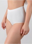 Resim Polfa Model Lazer Kesim Toparlayıcı Etkili Iz Yapmaz Külot Korse Beyaz Renk Beyaz 