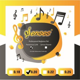 Resim Şenses 0,20 Çelik Bağlama Teli 