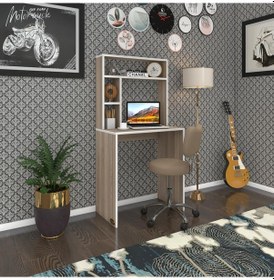 Resim Kenzlife bilgisayar çalışma masası kimi070 crd ofis sekreter laptop Kum 