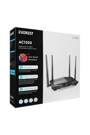 Resim Everest SG-V1200 AC1200 Dualband Wi-Fi Gigabit VDSL2/ADSL2 4X5dbi Anten Kablosuz Modem Router 