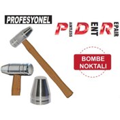 Resim Pdr Kaporta Çekiç Alüminyum Bombelı Noktalı Büyük 