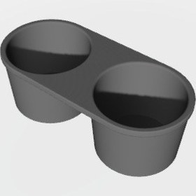 Resim Vw Caddy Bardak Tutucu İkili 