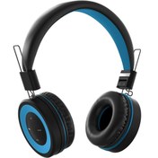 Resim MF Product Acoustic 0136 Mikrofonlu Kulak Üstü Kablosuz Bluetooth Kulaklık Mavi 