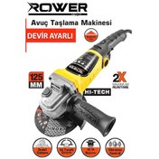 Resim Rowermax 99965vfx Alman Stark Avuç İçi Taşlama 115 MM 
