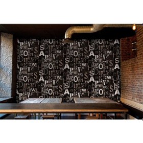 Resim 3 Boyutlu Harfler Duvar Kağıdı 