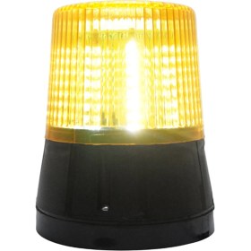 Resim Mesan Ø110 64 LED Yanıp Sönen Lamba Ms 830 Turuncu 24VDC 