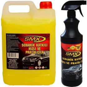 Resim Smx Seramik Katkılı Hızlı ve Pratik Araç Cila 5+1 Lt. 