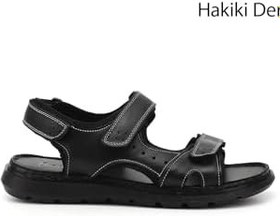Resim GÖNDERİR Erkek Ayarlanabilir Cırt Bantlı Hakiki Deri Sandalet DYMA73142434 