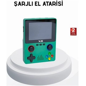 Resim 3.5 İnç Ips Ekranlı Taşınabilir Oyun Konsolu Ergonomik Çift Tetikli 