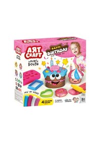Resim Art Craft Doğum Günü Oyun Hamuru Seti 10 Parça. 