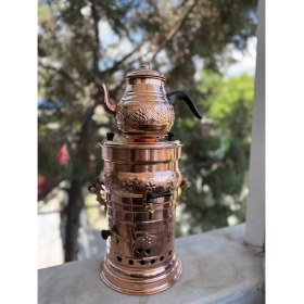 Resim Sebe Home Bakır Semaver demlikli 