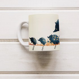 Resim Çocuklu Aile Kupası – Kişiye Özel İsimli Kirpi Tasarımlı Bardak - Çocuklu Aile Kupası – Kişiye Özel İsimli Kirpi Tasarımlı Bardak / Beyaz / Düz 