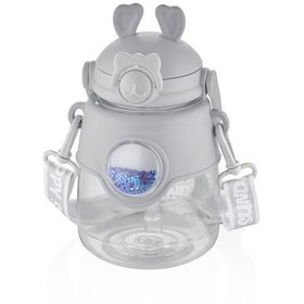 Resim Vagonlife VGN6277 1250ml Pipetli Gri Matara 