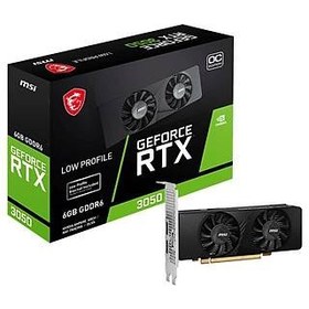 Resim MSI GEFORCE RTX3050 LP 6G OC 6GB GDDR6 96BIT 2XHDMI 1XDP EKRAN KARTI 