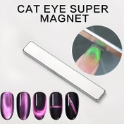 Resim 3D Kedi Gözü Tırnak Sanatı Tasarımı Çift Başlı Manyetik Tırnak Cilası, Jel Cilası ve Sihirli Noel Tırnak Sanatı DIY ve Salon Aracı 