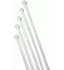 Resim Plastik Kelepçe - 3.6 X 250 Cırt Kelepçe 100 Adet Beyaz 25 Cm 