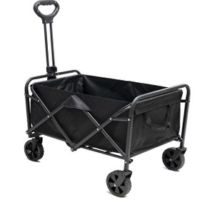 Resim Ebax Taşıma Arabası Vagon El Arabası Katlanır 65 Kg Kapasiteli 