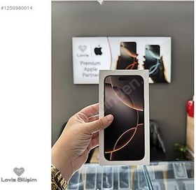 Resim Apple iPhone 16 Pro Max İkinci El YD | 256 GB | Çöl Titanyum 
