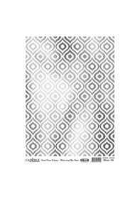 Resim Cadence Gümüş Varak Pirinç Dekoapaj Kağıdı - Model 16 