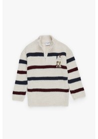 Resim U.S. Polo Assn. U.s. Polo Assn. Erkek Çocuk Kazak /triko 50311120-vr256 İnci 