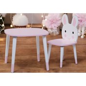 Resim MALEMKİDS Ahşap Çocuk Masa Sandalye Takımı Çocuk Oyun Masası- Aktivite Masası 