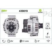 Resim ALTERNATOR (14V 180A) C-CLASS W204 11>14 E-CLASS W212 11>15 