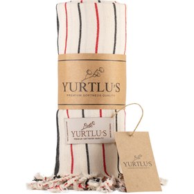 Resim Serenity Series Pre-Washed 38"x72" Turkish Towel Highly Absorbent YURTLU'S - Model 3 