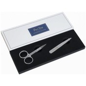 Resim Face Deep Paslanmaz Çelik Microblading Kaş Makas ve Cımbız Seti 