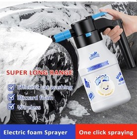 Resim Pazly Elektrikli Araba Yıkama Köpük Püskürtücü - Beyaz 