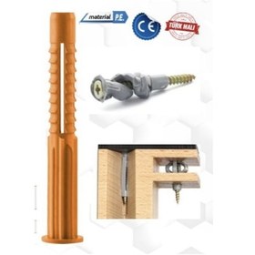 Resim Made Plastik Tuğla Boşluk Dübeli 12 Mm X 120 Mm Uzun Dübel 1 Paket 100 