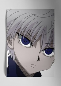 Resim Killua Zoldyck Hunter Anime - Metal Tablo 