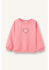 Resim Defacto Oversize Baskılı Sweatshirt Kız Bebek G7501a526sppn657 Pembe-pn657 