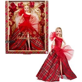 Resim Barbie 2024 Mutlu Yıllar Bebeği̇ Sarışın HRM61 