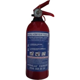 Resim 1 kg Yangın Tüpü 4 Yıl Garantili Tüvtürk Uyumlu 