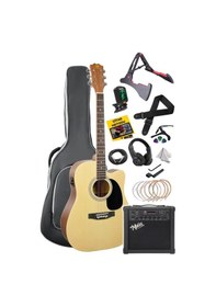 Resim Maxword Mcg-750nt-amp Kaliteli Eq 25w Amfili Elektro Akustik Gitar Seti 