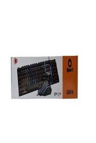 Resim Qpart GM14 Işıklı Oyuncu Klavye & Mouse Set 