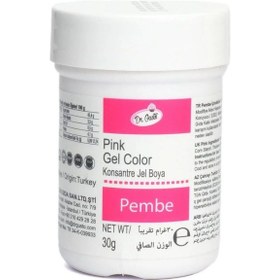 Resim Pembe Jel Boya 30 Gr Konsantre Jel Gıda Boyası 