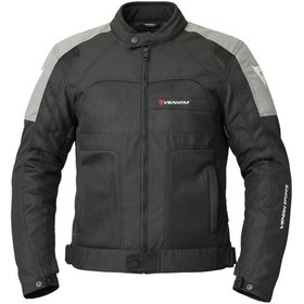 Resim Venom Motosiklet Montu Dynamic Siyah-gri 4 Mevsim Motorcu Montu 